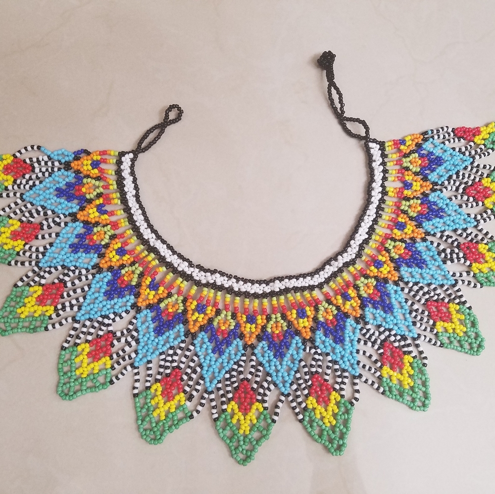 Mexican beaded necklace
